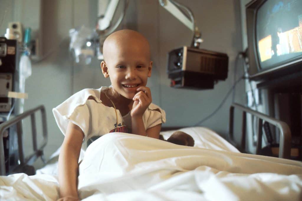 Child with cancer