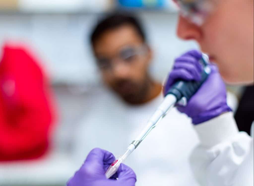 Person in Laboratory